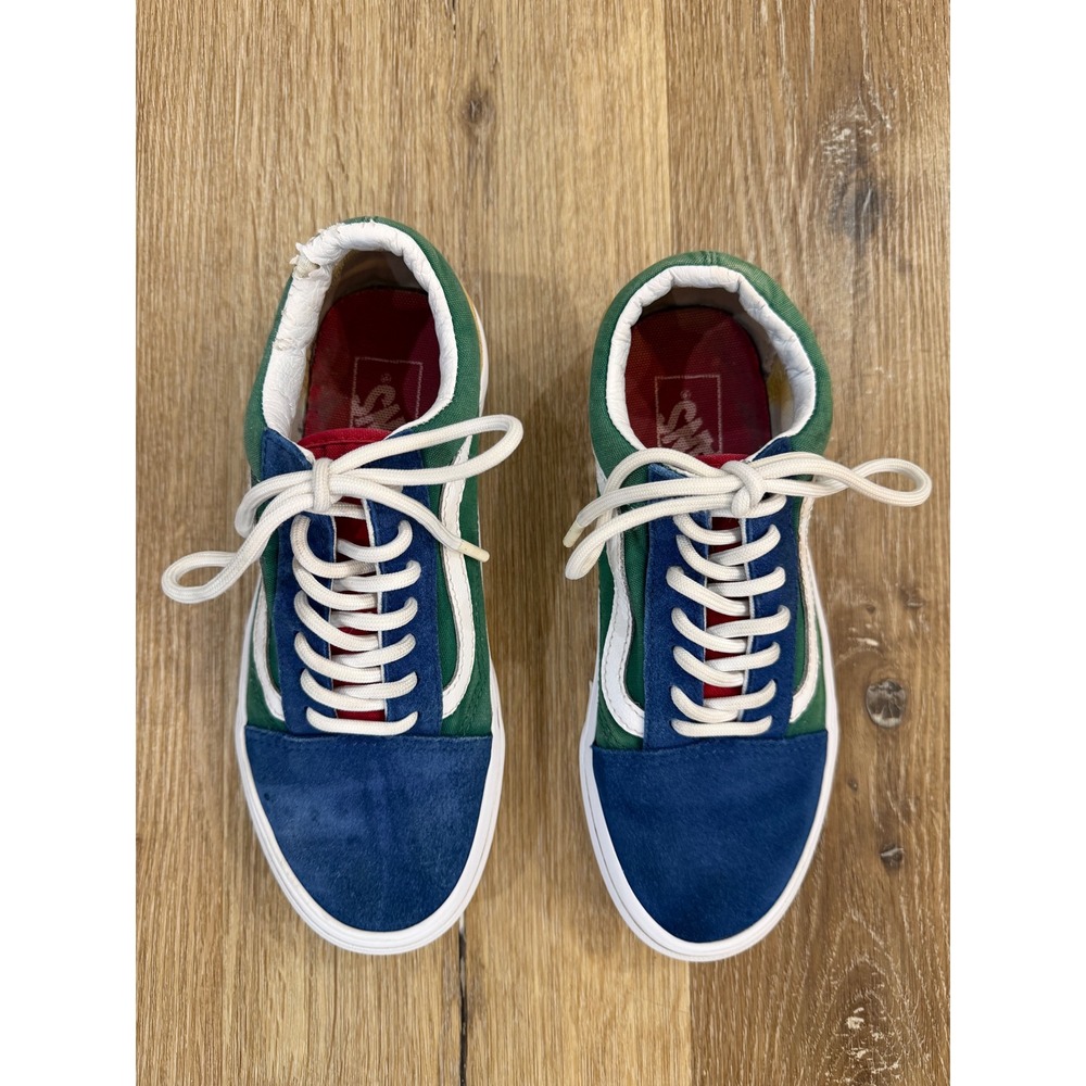 Vans Old Skool Sneakers M5/W6.5 Multi Color Yacht Club Colorblock Skate‎ - Picture 2 of 10